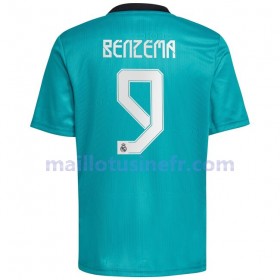 Maillot de Foot Real Madrid Karim Benzema 9 Troisième 2021-22